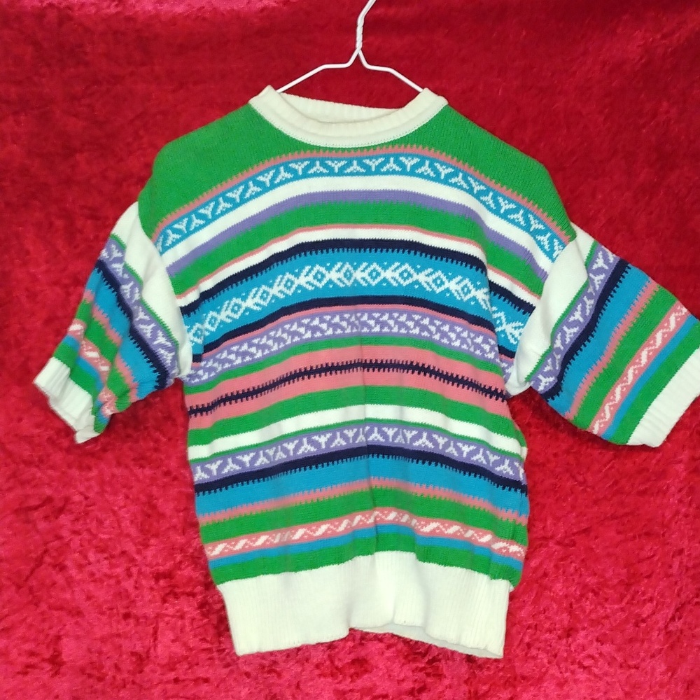Vintage H K A design sweater 80s